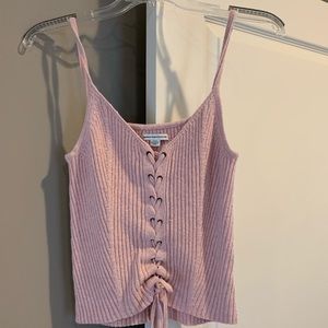 American eagle pink tank